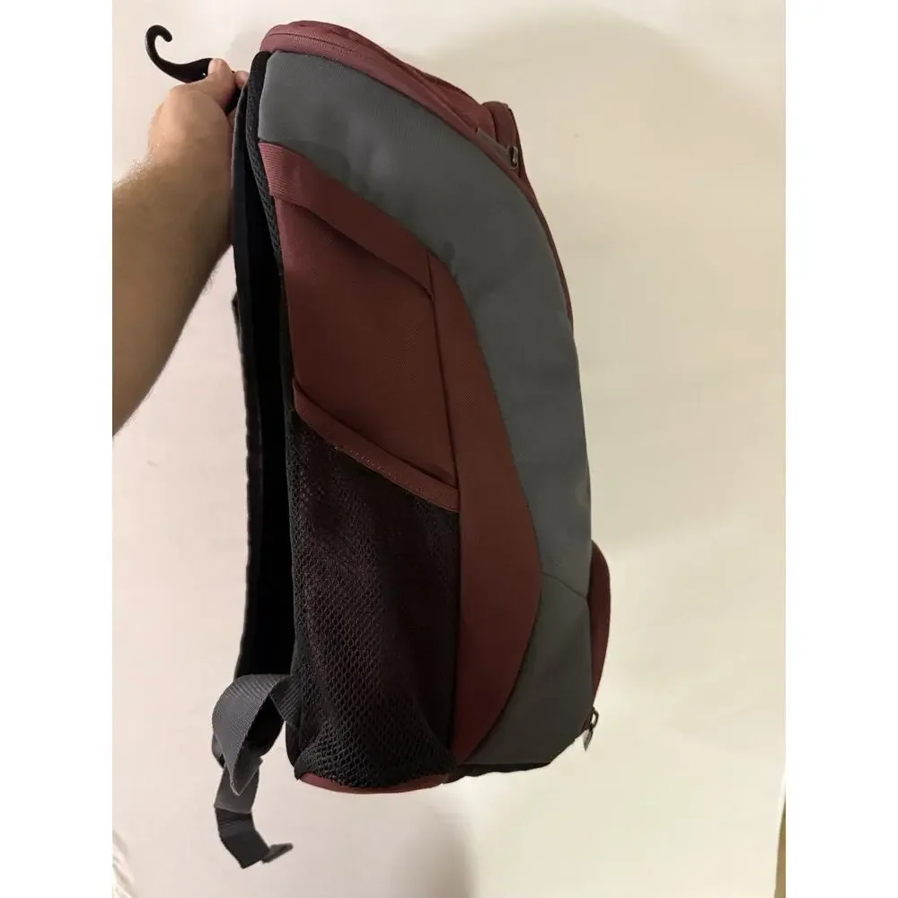 Easton Dugout Baseball Softballs Backpack Maroon Gray